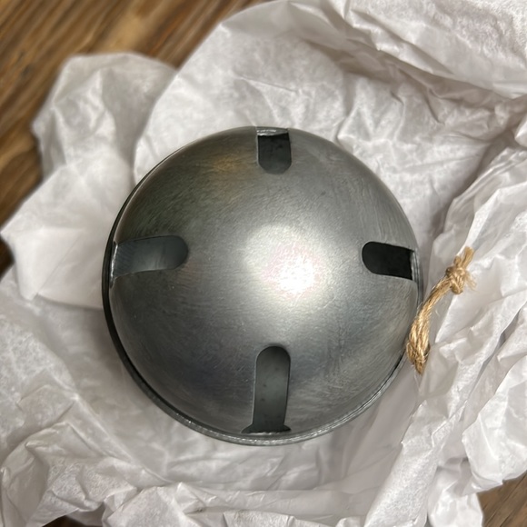 Pottery Barn Kids Rustically Charming Silver Jingle Bell Ornaments - Picture 8 of 16